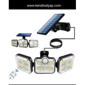 Solar Güneş Enerjili Ayrı Güneş Panelli Led Bahçe,..