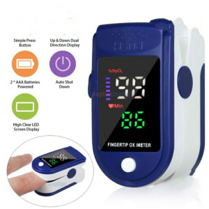 Pulse Oksimetre Parmak Ucu Oksijen Saturasyon ve N..