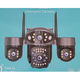 4 Kameralı 12mp Wifi Ptz Kamera Gece Görüşlü Hieasy RX-75W Güvenlik Kamerası